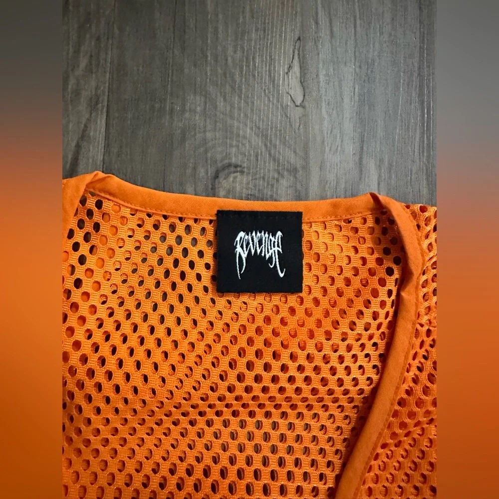 Revenge Mesh Cargo Utility ‘Safety Orange’ Vest